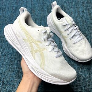 Asics Gel Cumulus 27 Running Shoes in White Lake Grey Women's Size 9 Sneakers